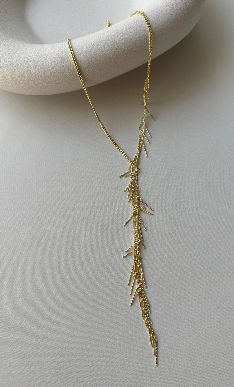 Xuping 14 k gold renginde Y kolye