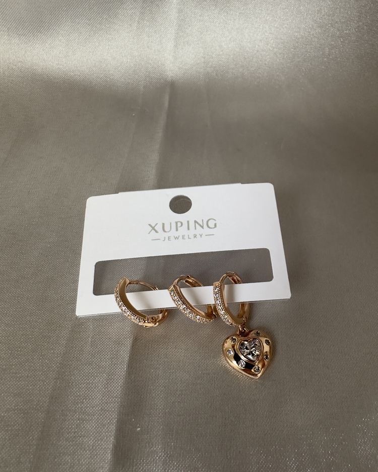 Vip rose gold 3 lü küpe set
