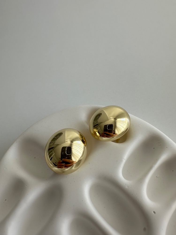14k Gold Bombeli Küpe