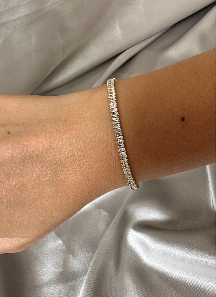 Su yolu gold 3 mm xuping bileklik