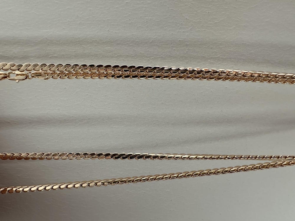 Xuping 18 k rose gold 60 cm Kolye