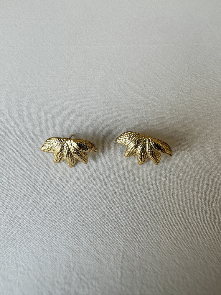 Çelik gold küpe