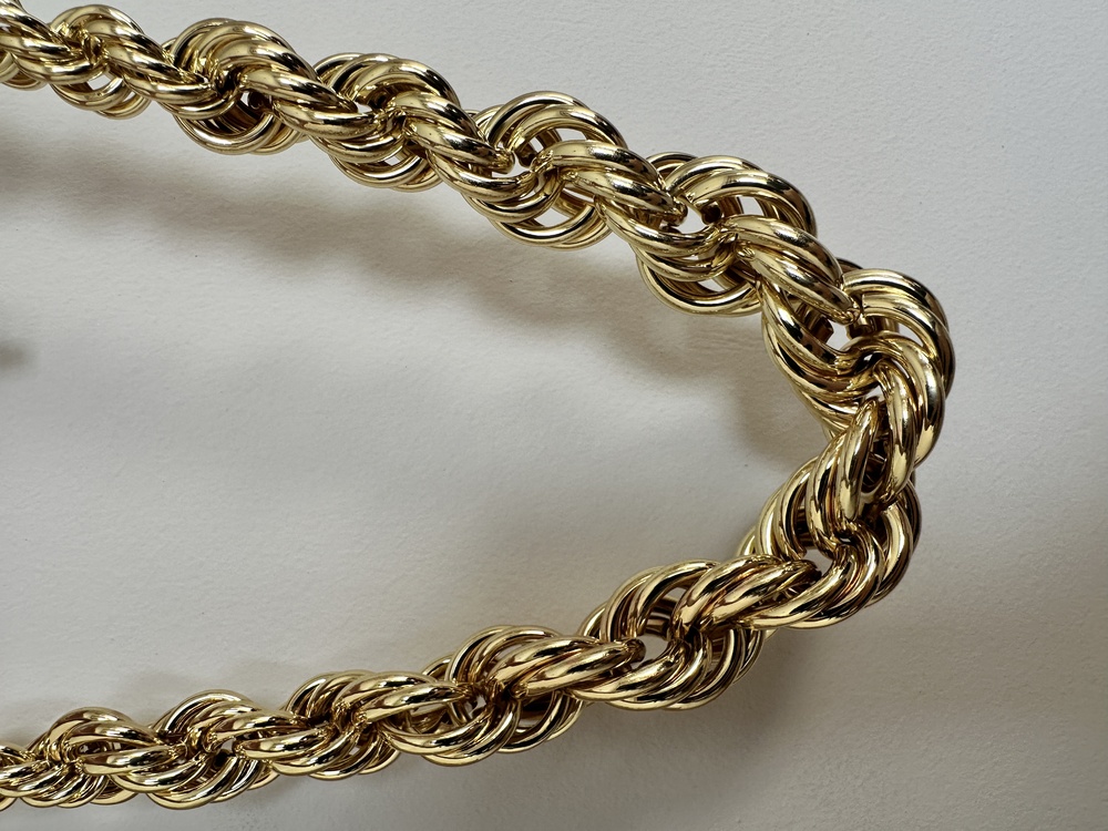 Çelik gold kolye