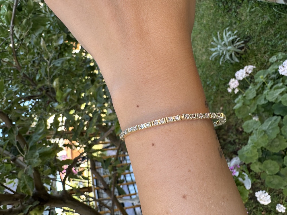 Vip 14 k gold renginde bileklik