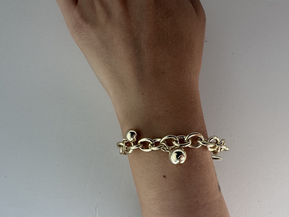 Xuping 14 k gold renginde bileklik