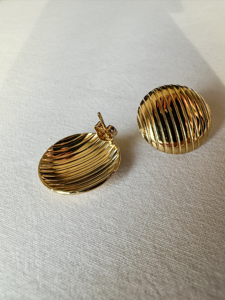 Çelik gold küpe