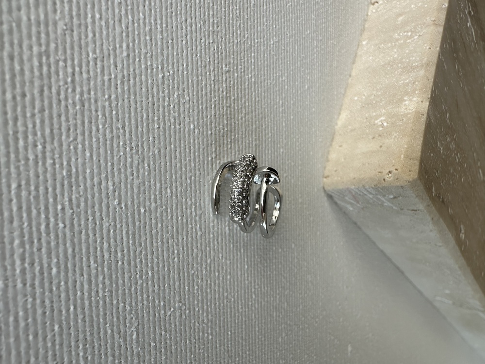 Vip Silver Kıkırdak Earcuff ( Tekli )