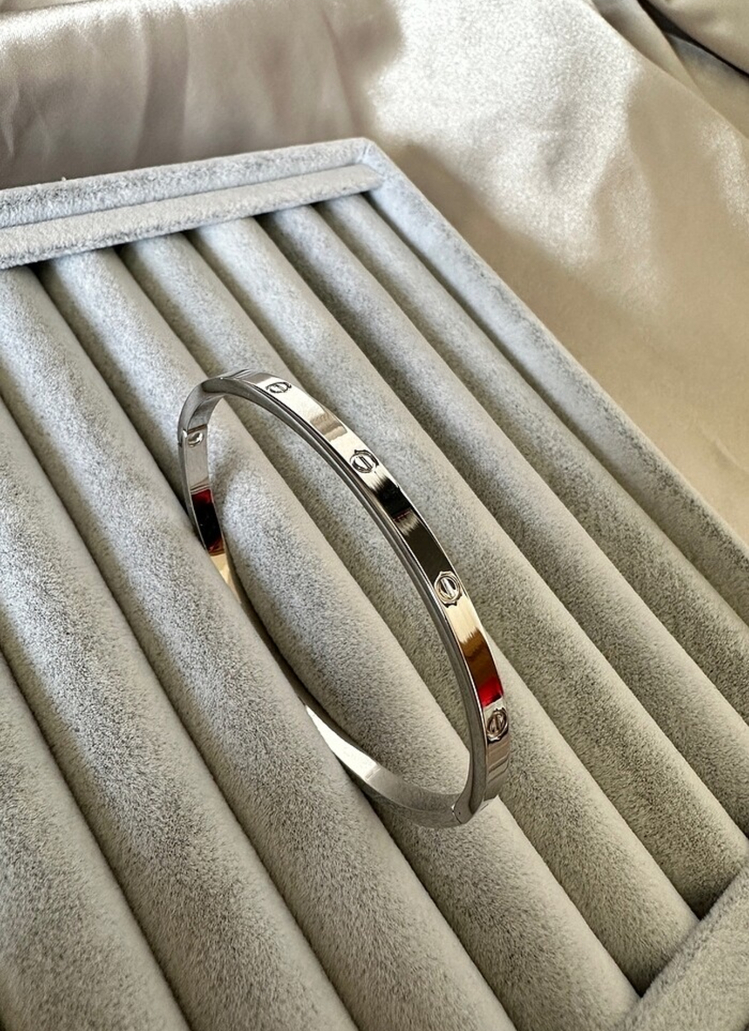 Crtier marka çelik silver 4 mm kelepçe