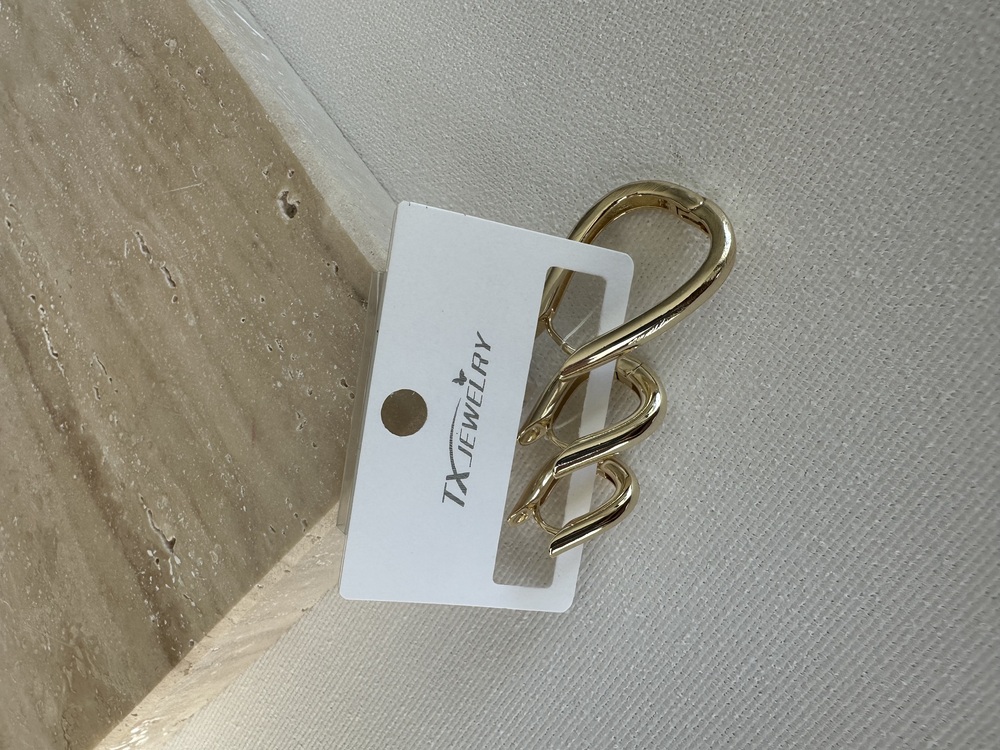 Vip Gold 3 lü Küpe Set