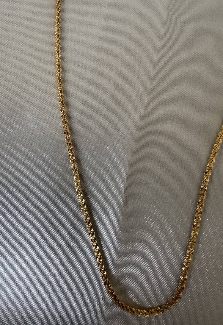Çelik gold kolye