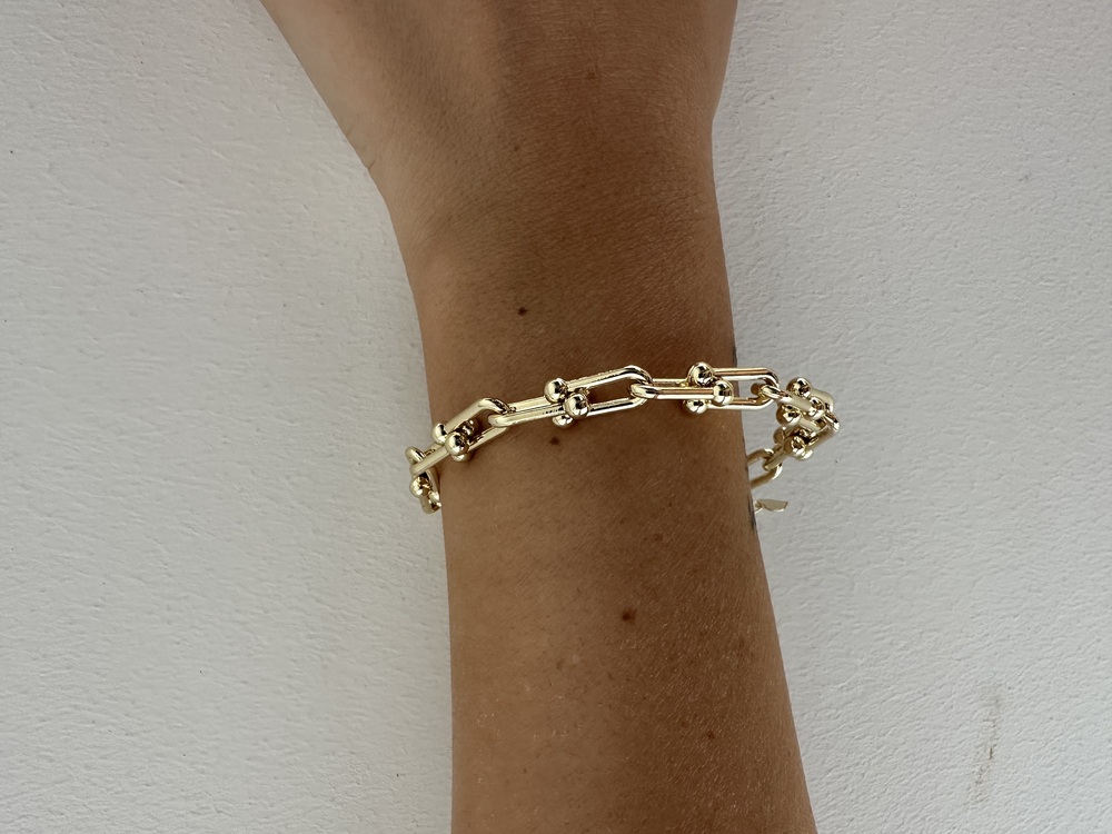 Xuping Tffny Model Gold Bileklik