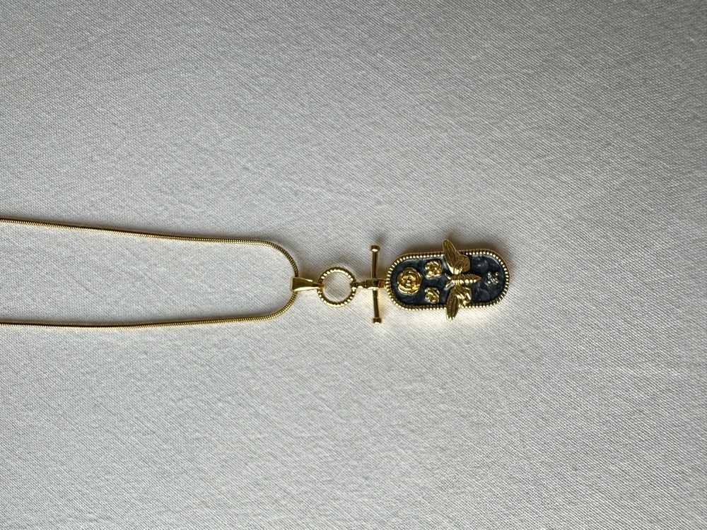 Çelik gold kolye
