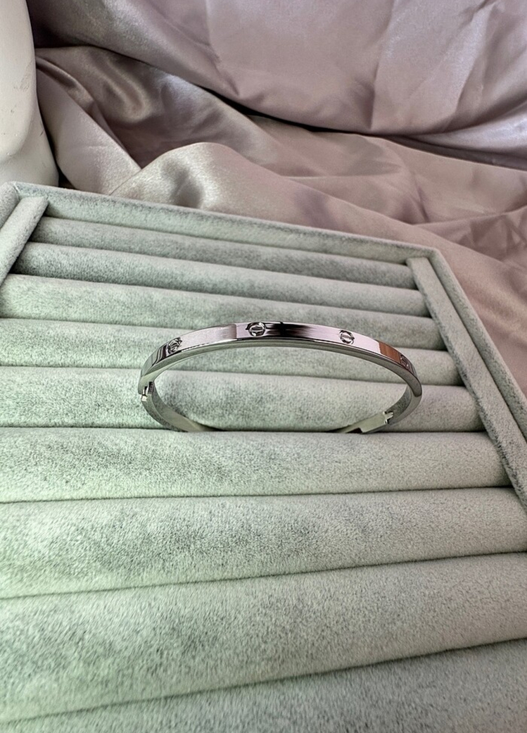 Crtier marka çelik silver 4 mm kelepçe