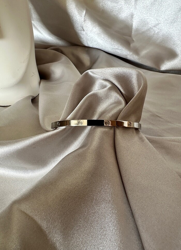 Crtier marka çelik silver 4 mm mini kelepçe
