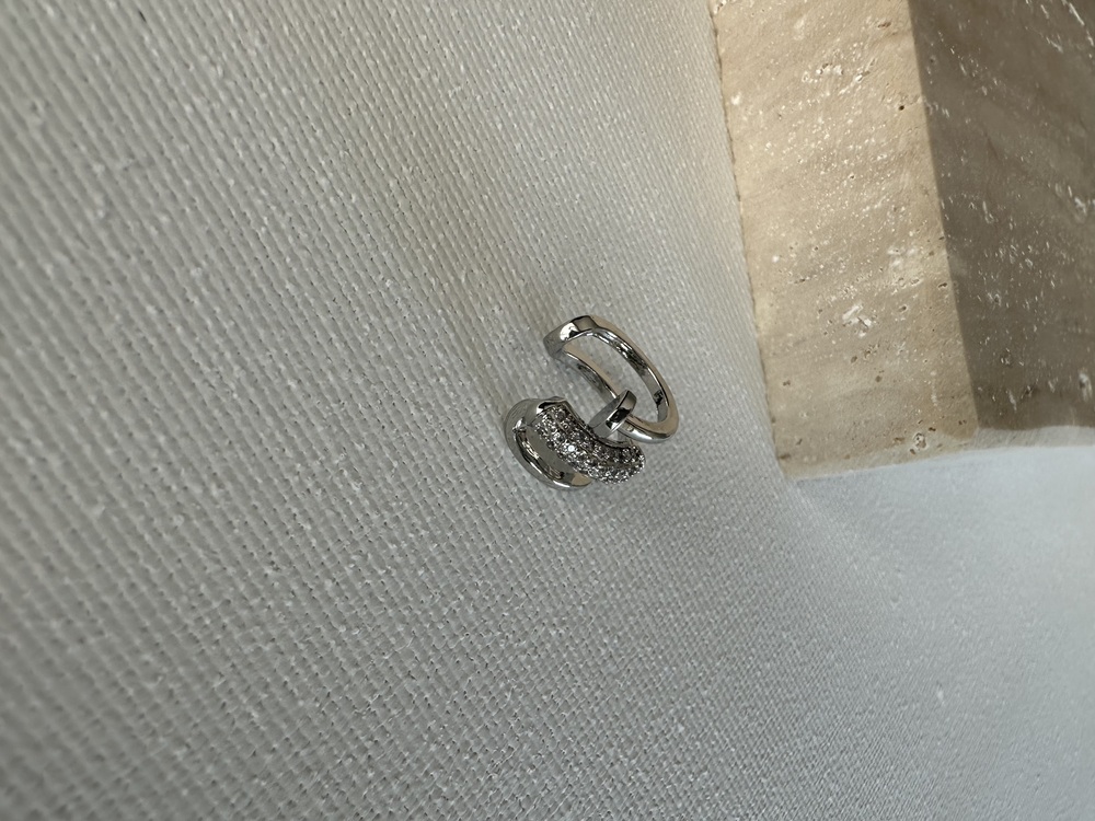 Vip Silver Kıkırdak Earcuff ( Tekli )