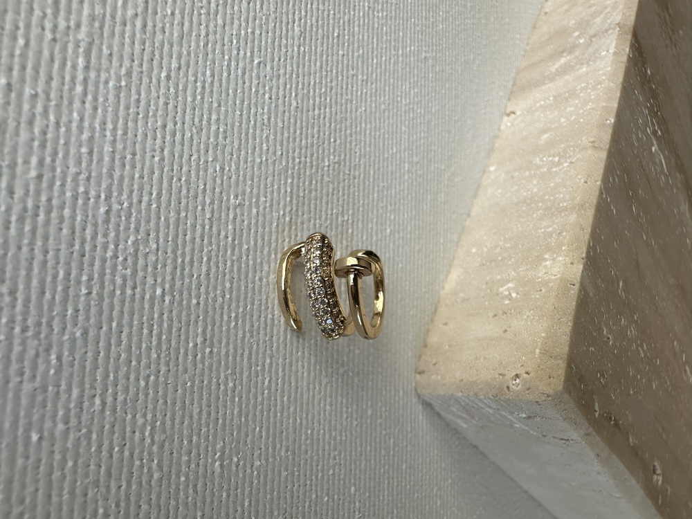Vip Gold Kıkırdak Earcuff ( Tekli )