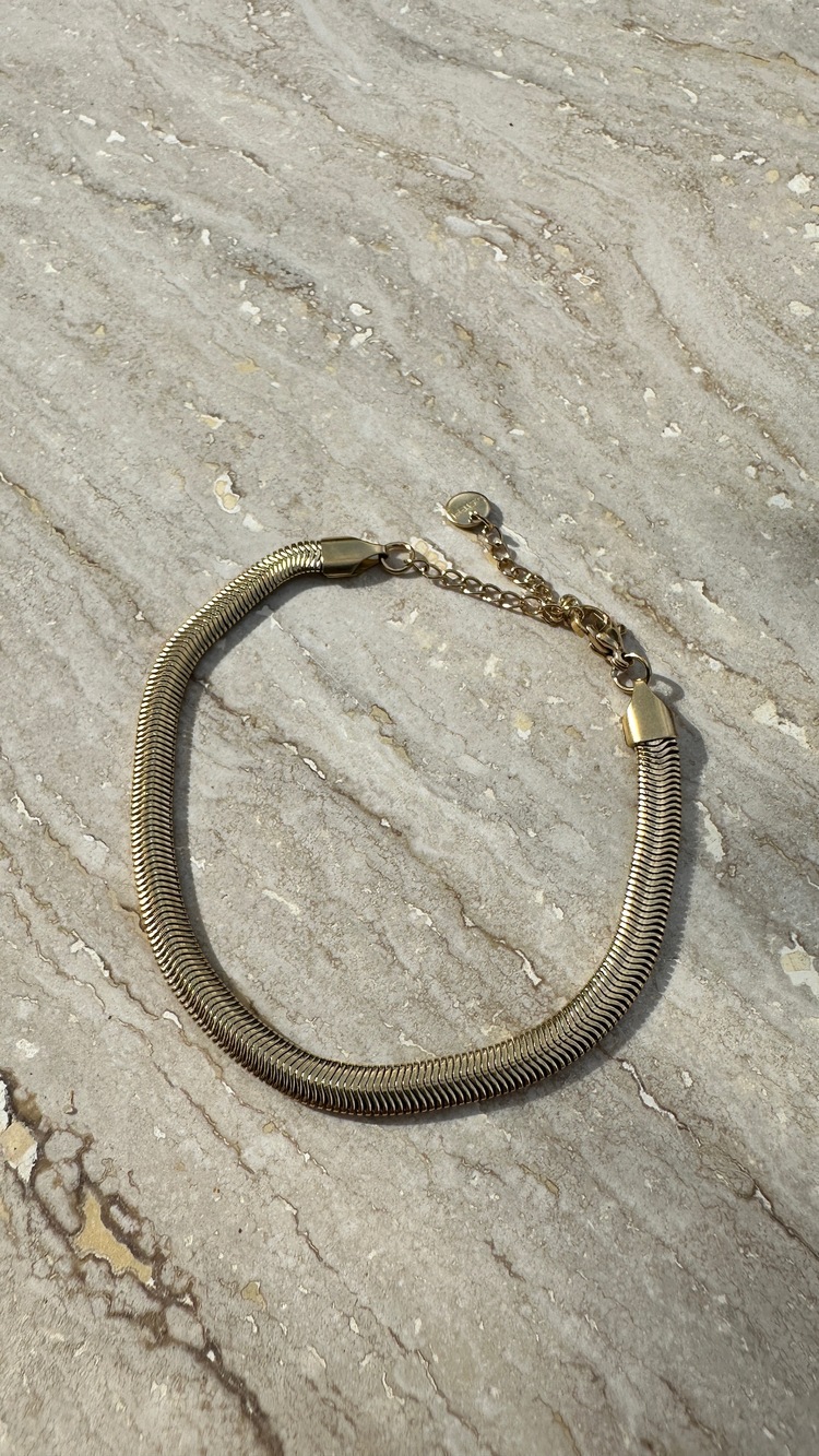 Çelik Gold 5 mm Bileklik