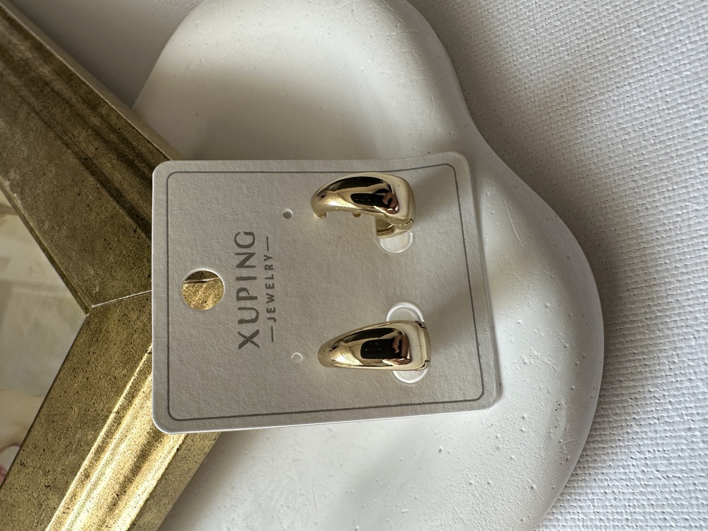 Xuping 14 k mini halka küpe 15 mm