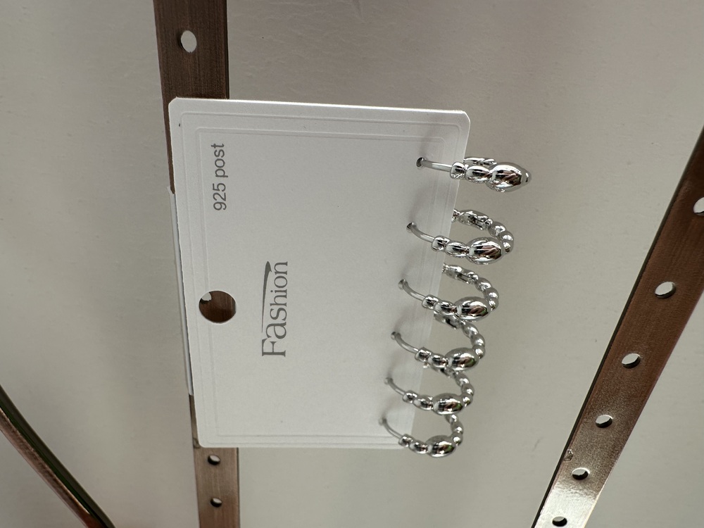 Vip Silver 6 lı Halka Küpe Set