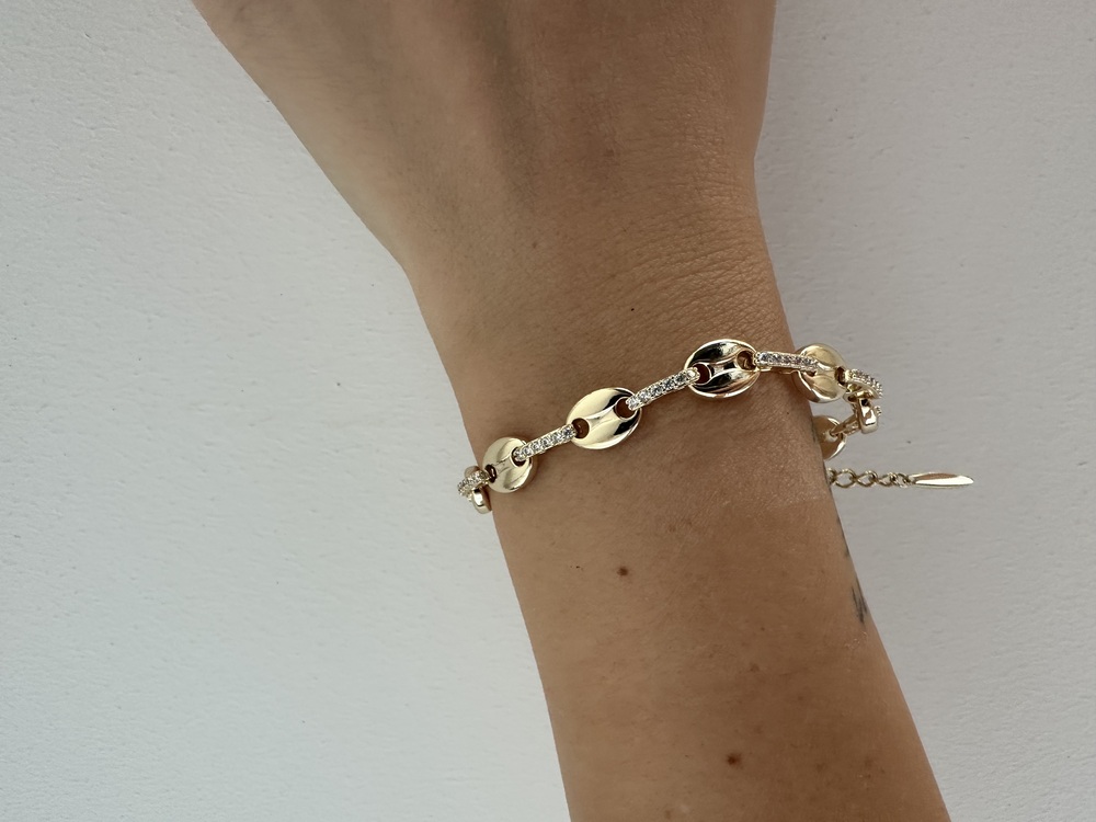 Xuping 14 k gold renginde bileklik