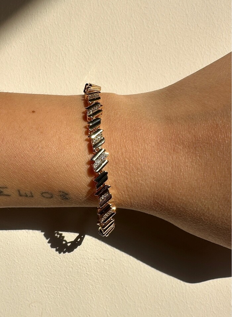 Xuping rose gold 7 mm bileklik