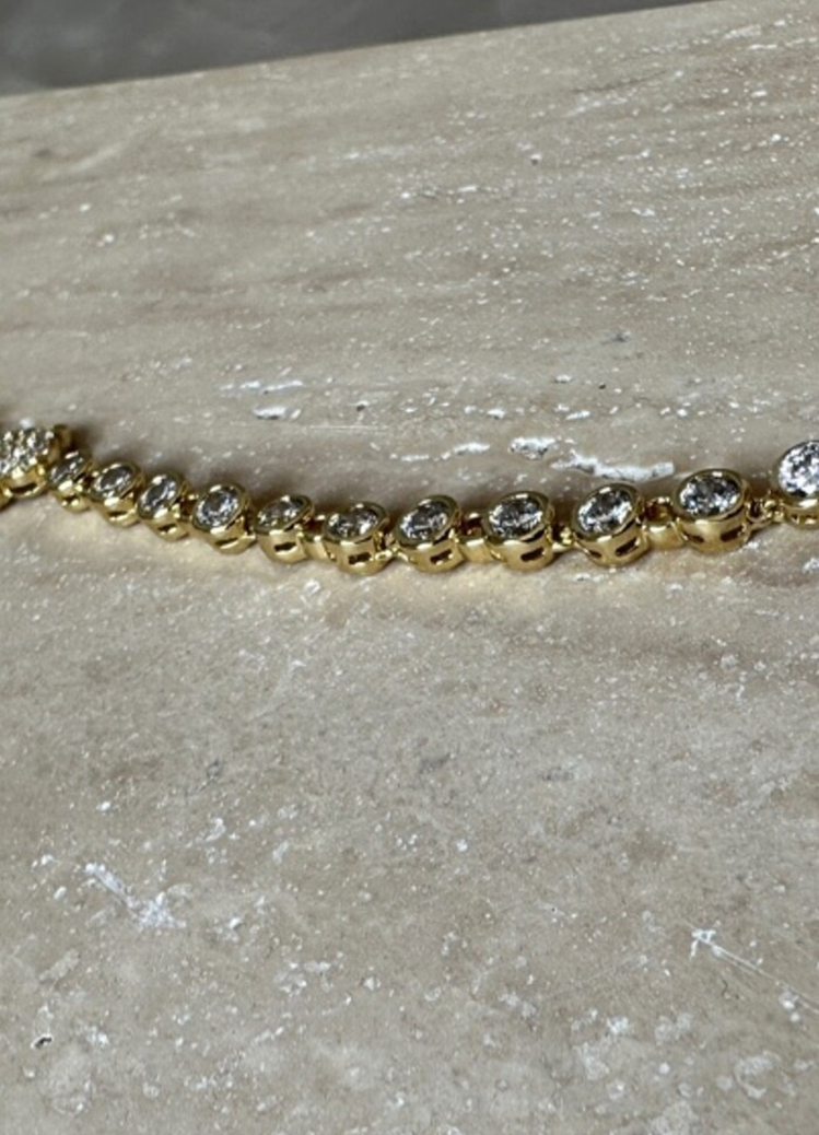Xuping 14 k gold bileklik