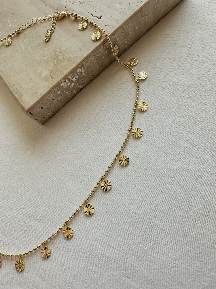 Xuping 14 k gold renginde Kolye 54 cm