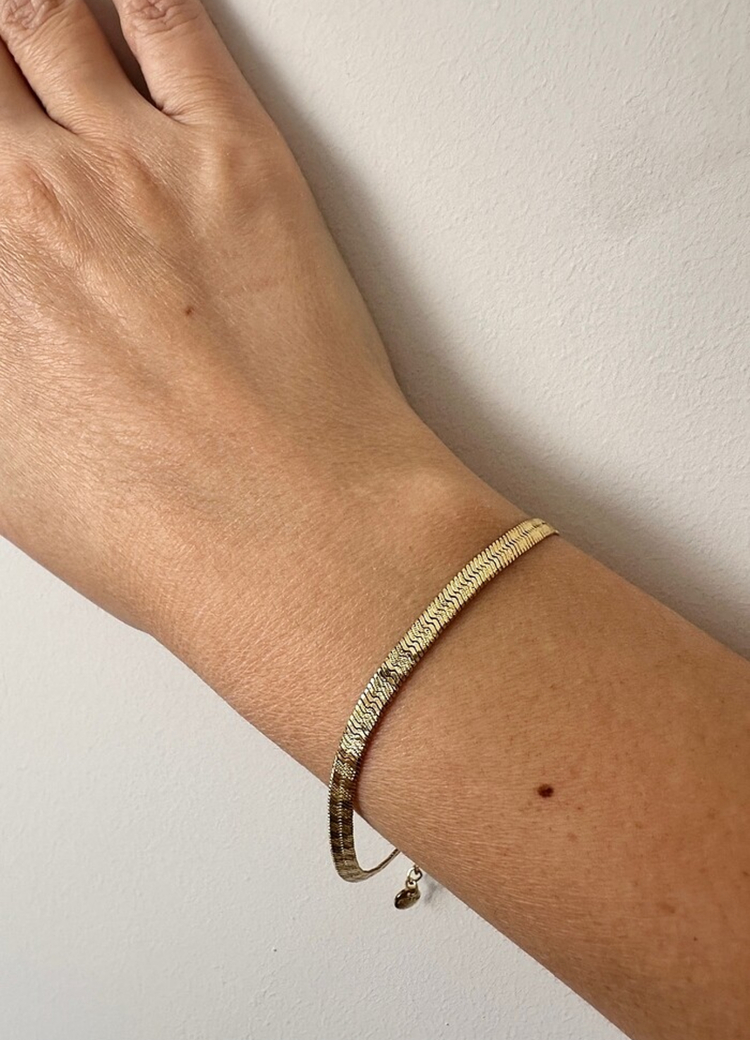 Xuping 14 k renginde 4 mm bileklik