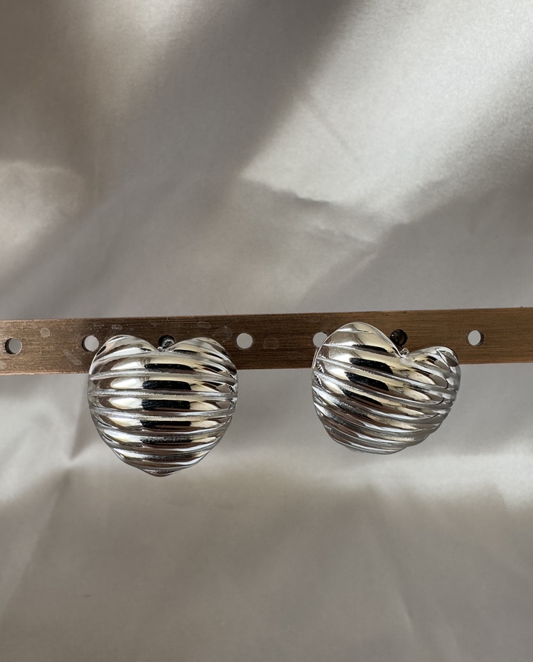 Çelik silver küpe
