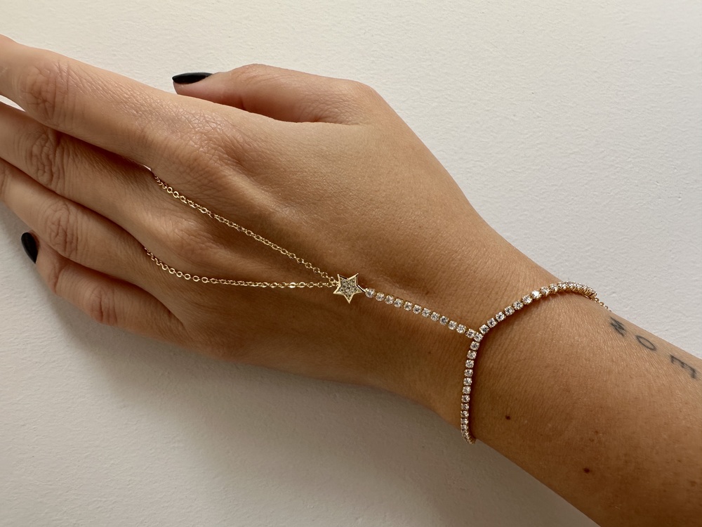 Vip 14 k gold Yıldız Desen Şahmeran 