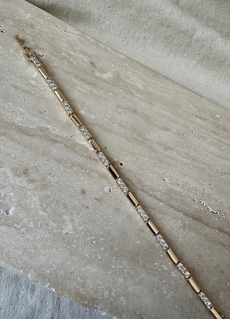 Xuping rose gold 3 mm bileklik