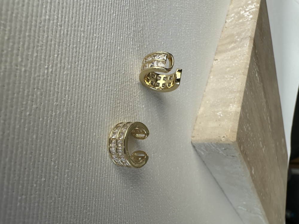 Vip Gold Kıkırdak Earcuff ( Tekli ) 
