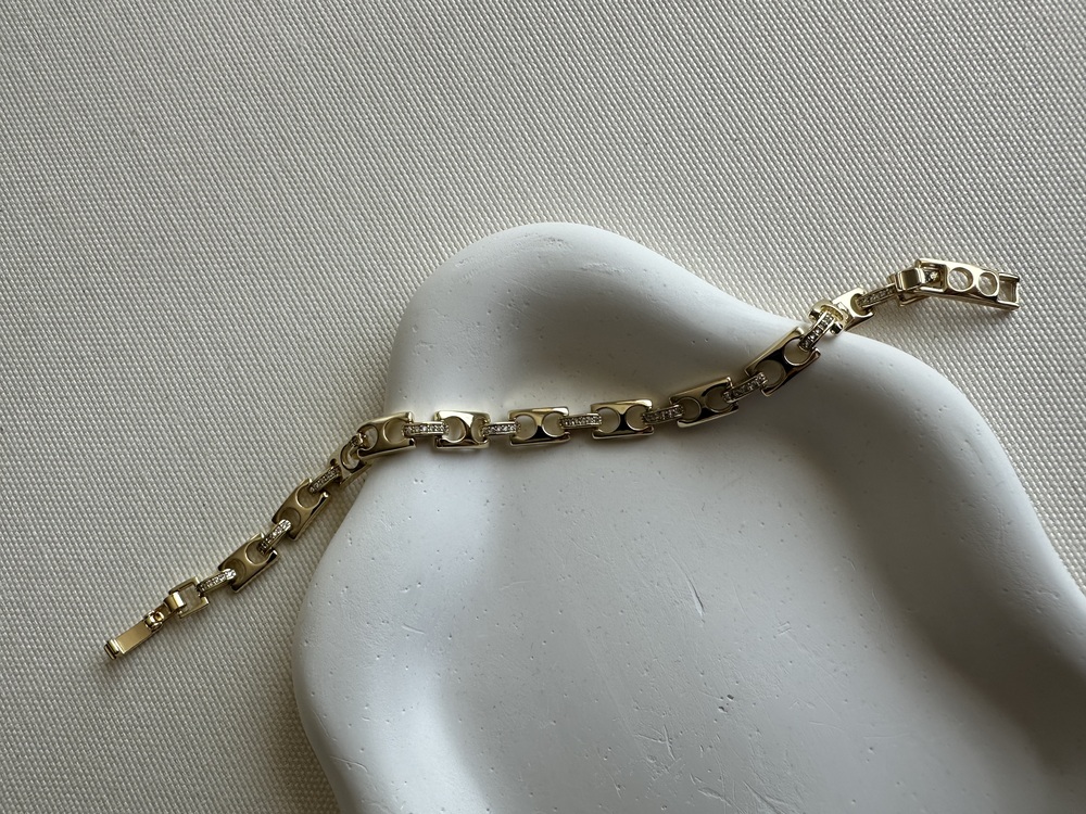 Xuping 14 k gold renginde bileklik
