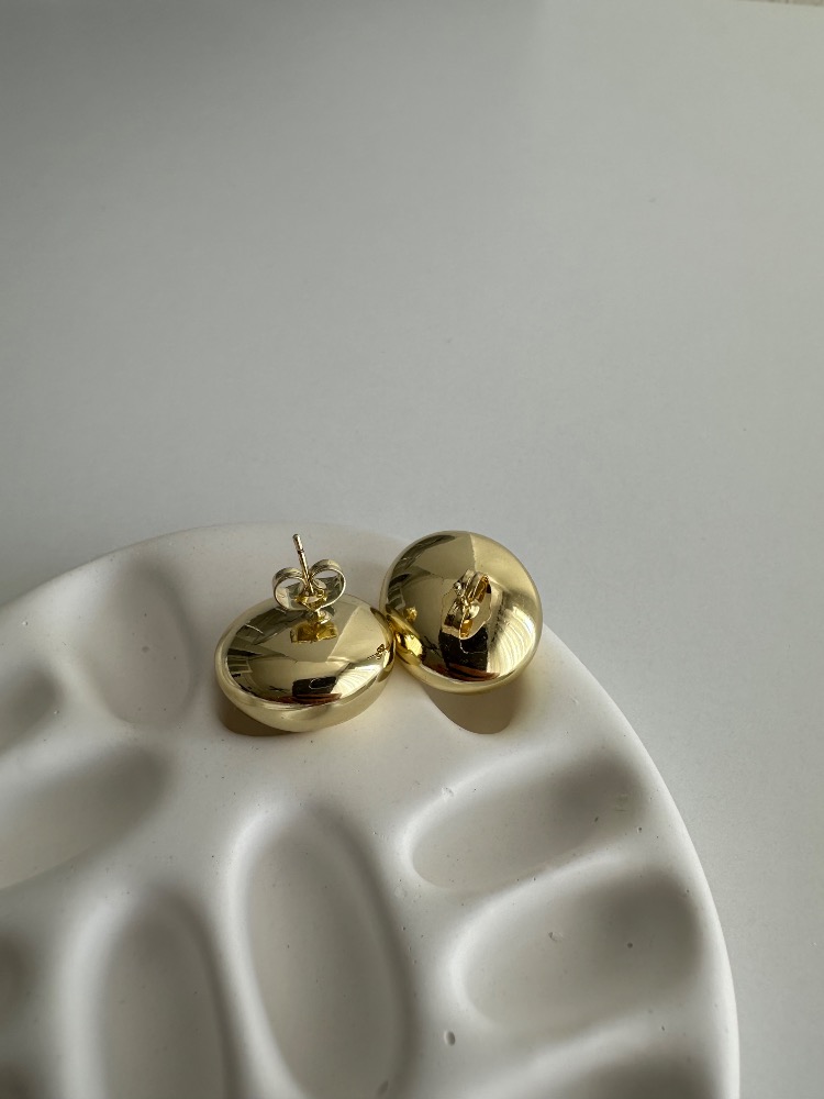 14k Gold Bombeli Küpe