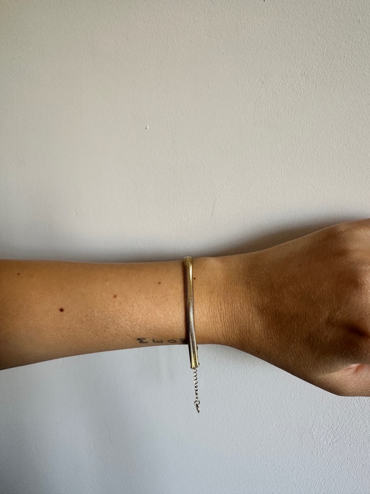 Çelik Gold 5 mm Bileklik