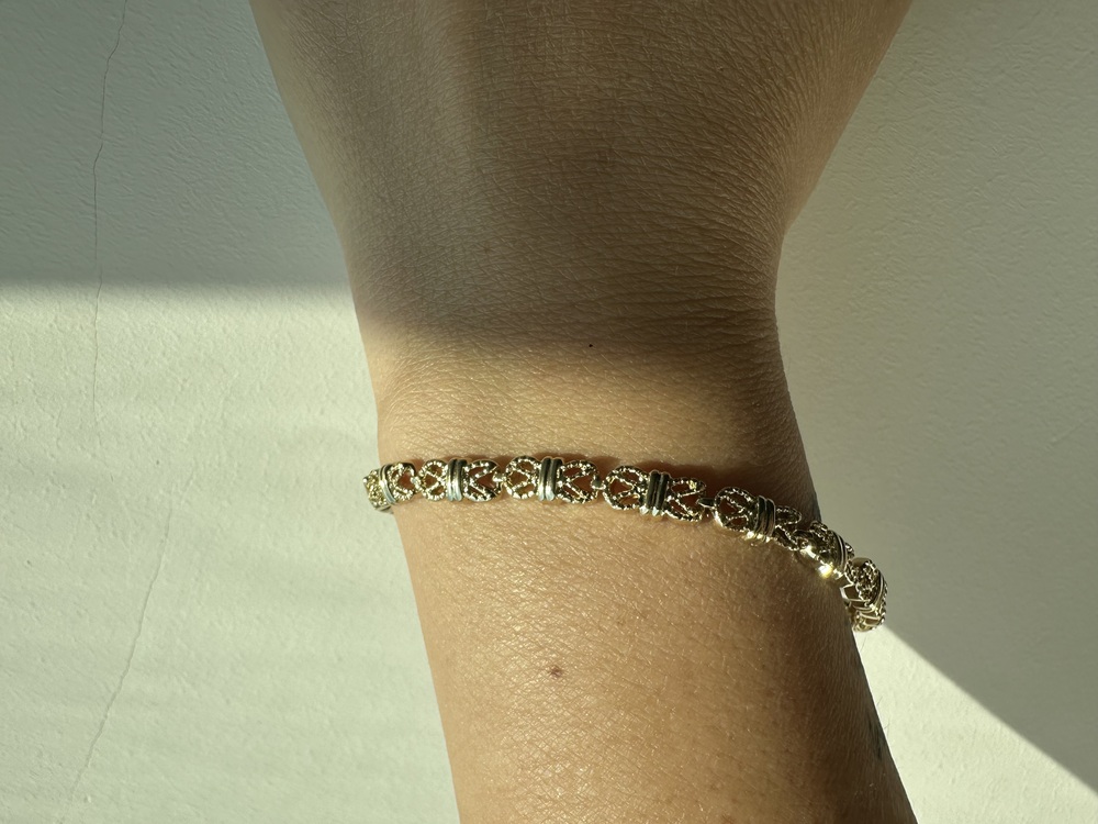 Xuping 14 k gold renginde bileklik