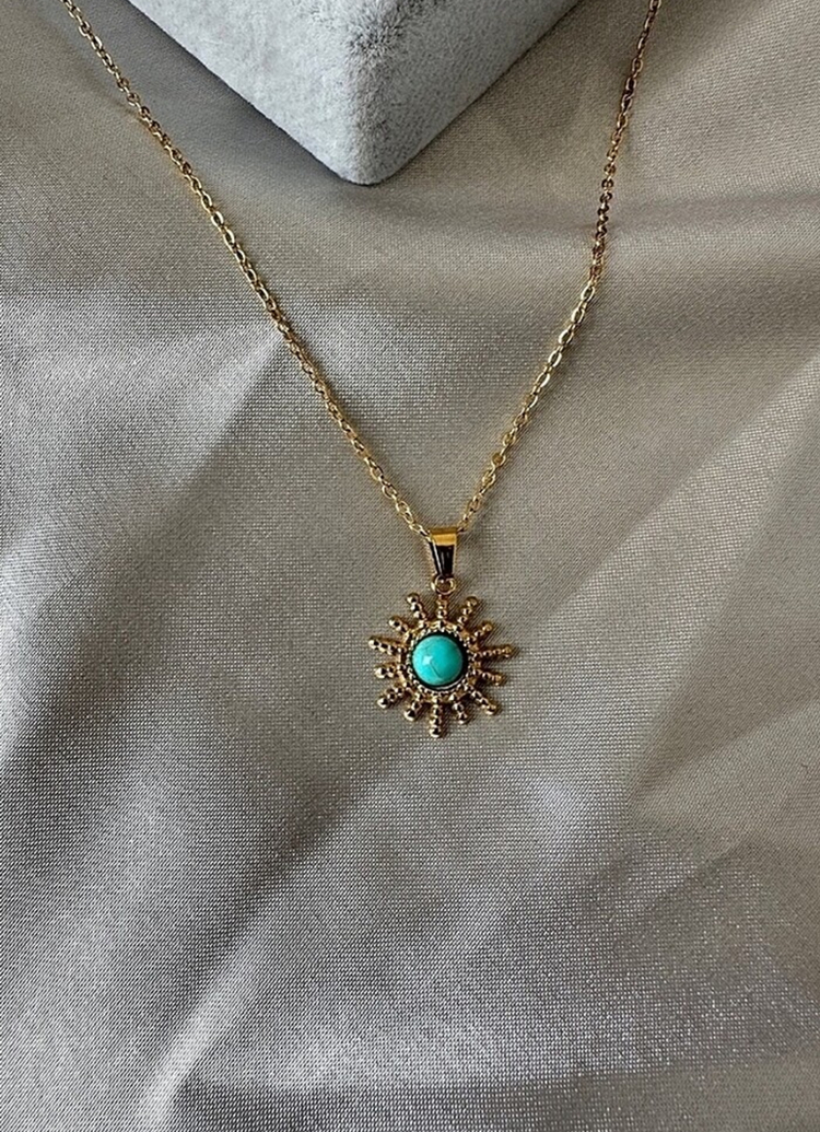 Çelik gold kolye