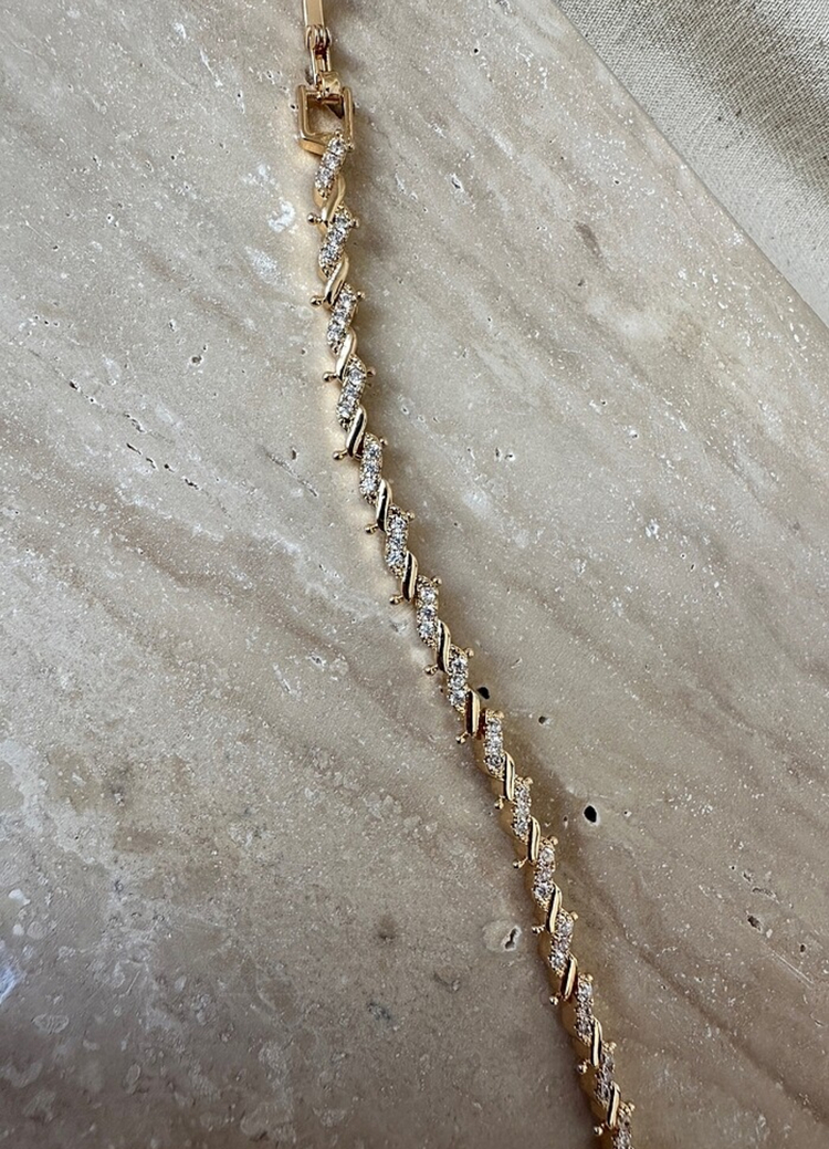 Xuping rose gold 6 mm bileklik
