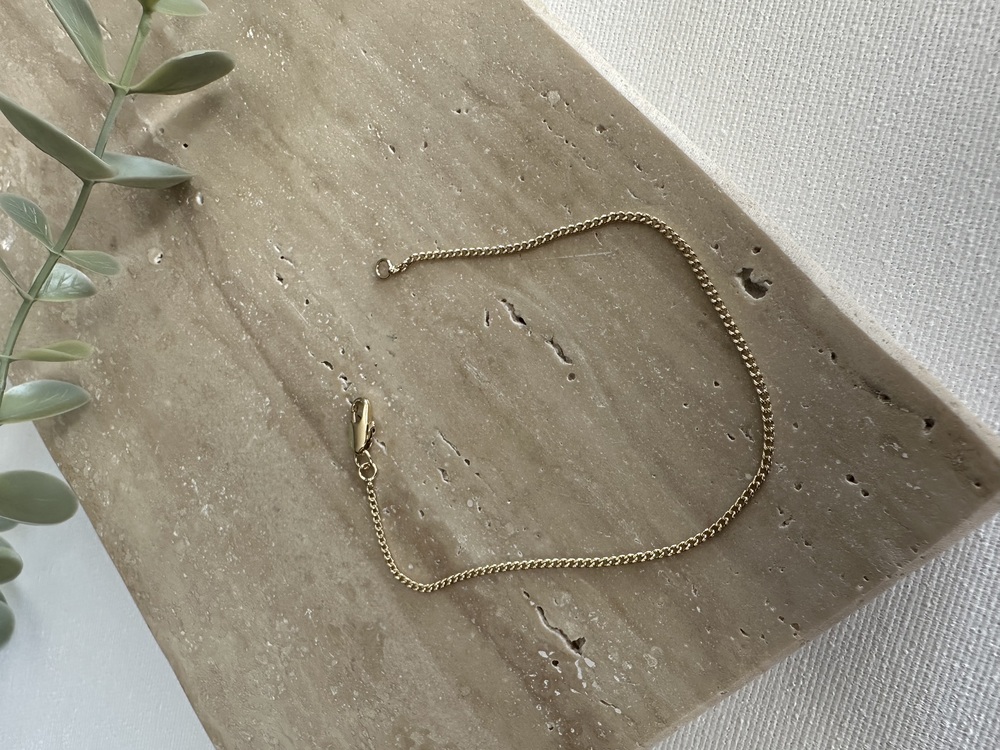 Xuping 14 k renginde 1 mm Bileklik