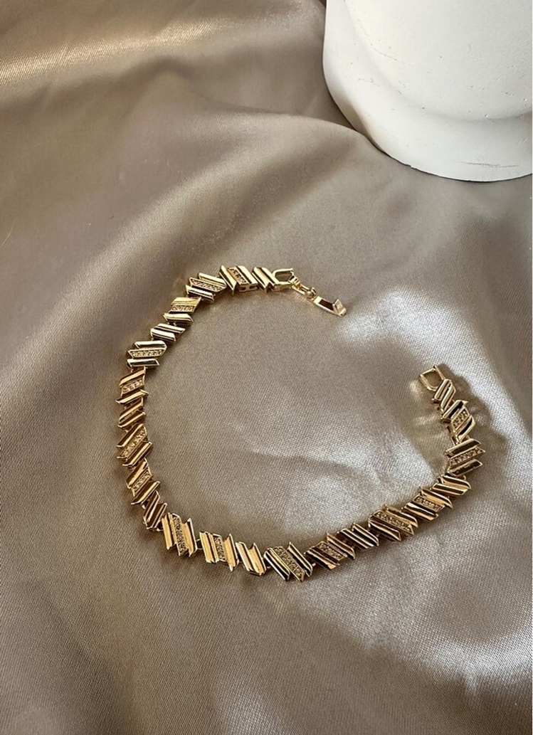 Xuping rose gold 7 mm bileklik