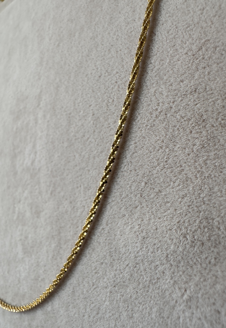Çelik gold kolye