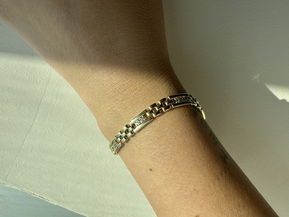 Xuping 14 k gold renginde bileklik