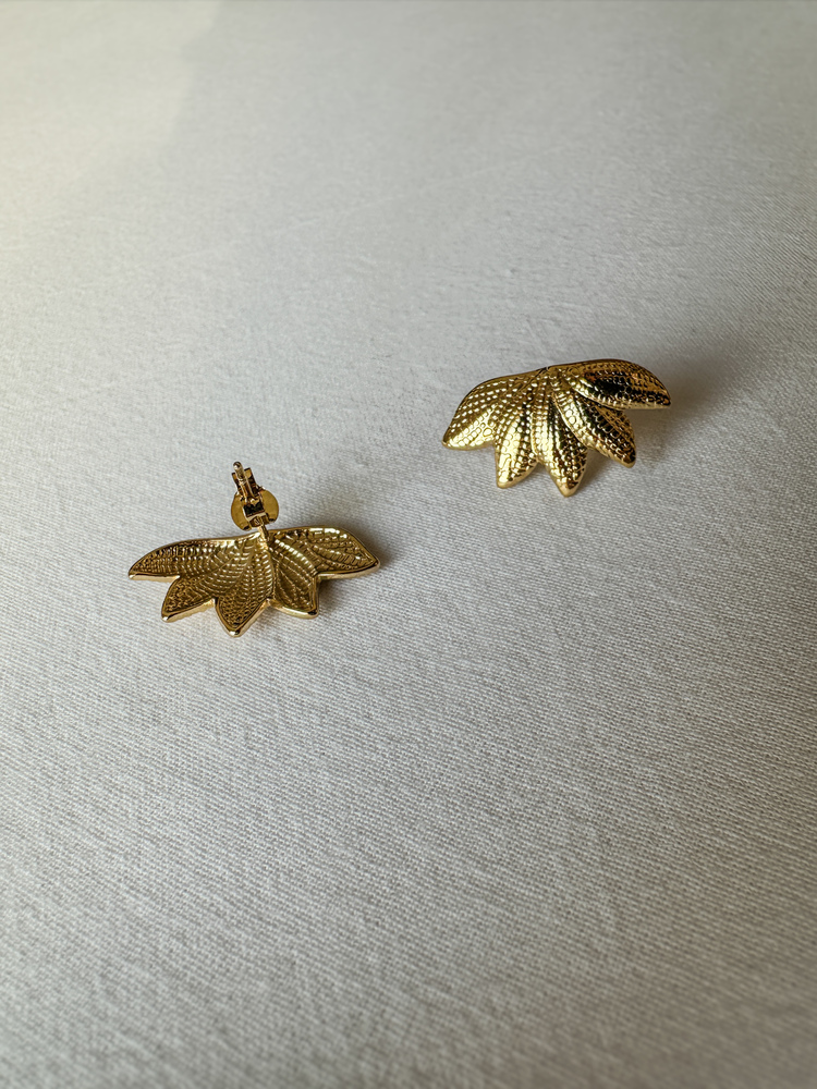 Çelik gold küpe
