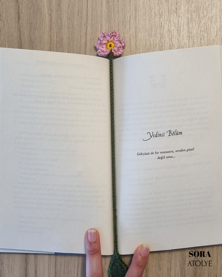 Pembe Papatya Kitap Ayracı