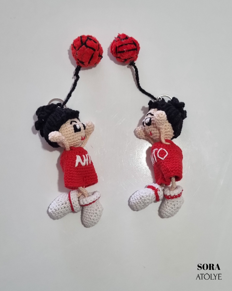 AHTO Voleybolcu Kız Anahtarlık