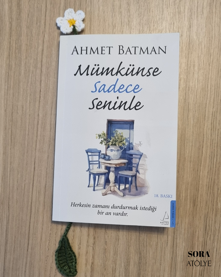 Beyaz Papatya Kitap Ayracı