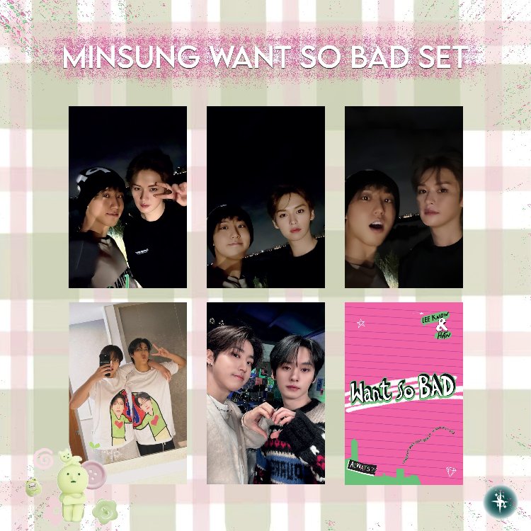 Minsung Want So Bad Photocard Seti