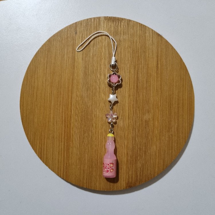 Ramune Telefon Charmı - Pembe