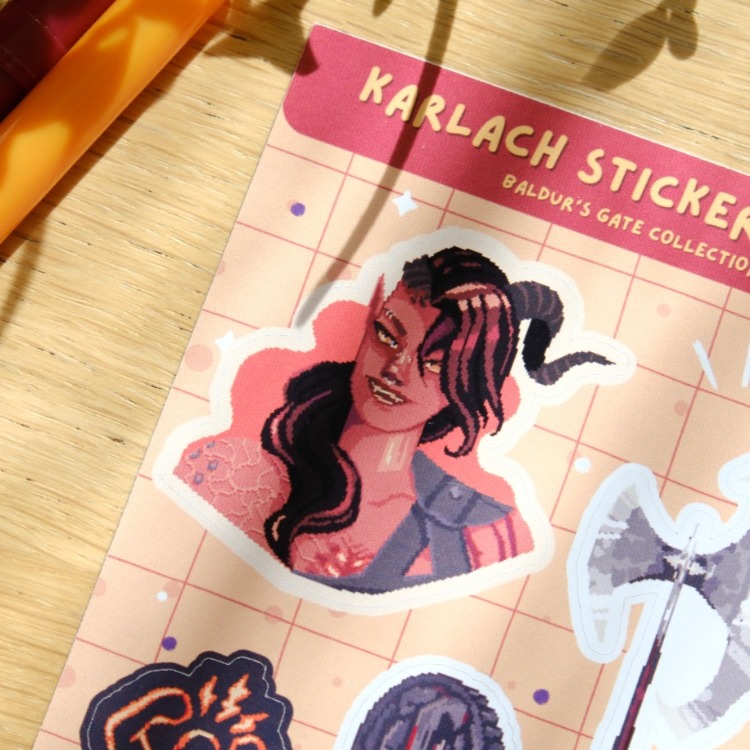 Karlach Sticker Sheet