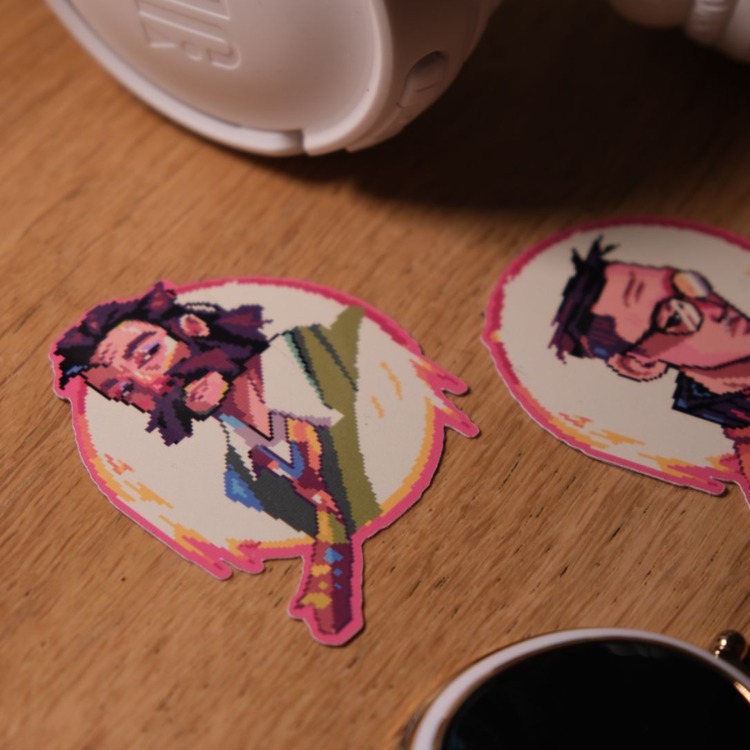 Disco Elysium 2'li Sticker